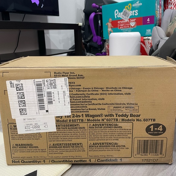 ✨NEW✨ RADIO FLYER Wagon Walker with Teddy (NIB) - Picture 8 of 8